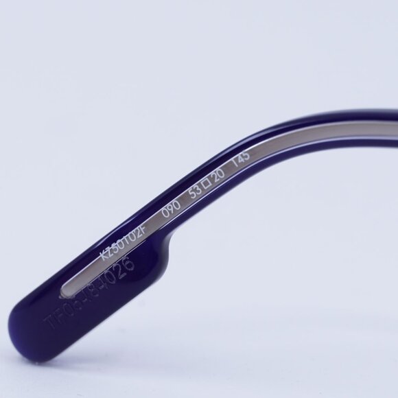 Kenzo KZ50102F 090 Eyeglasses Shiny Blue 53mm Square Frame - Picture 6 of 10
